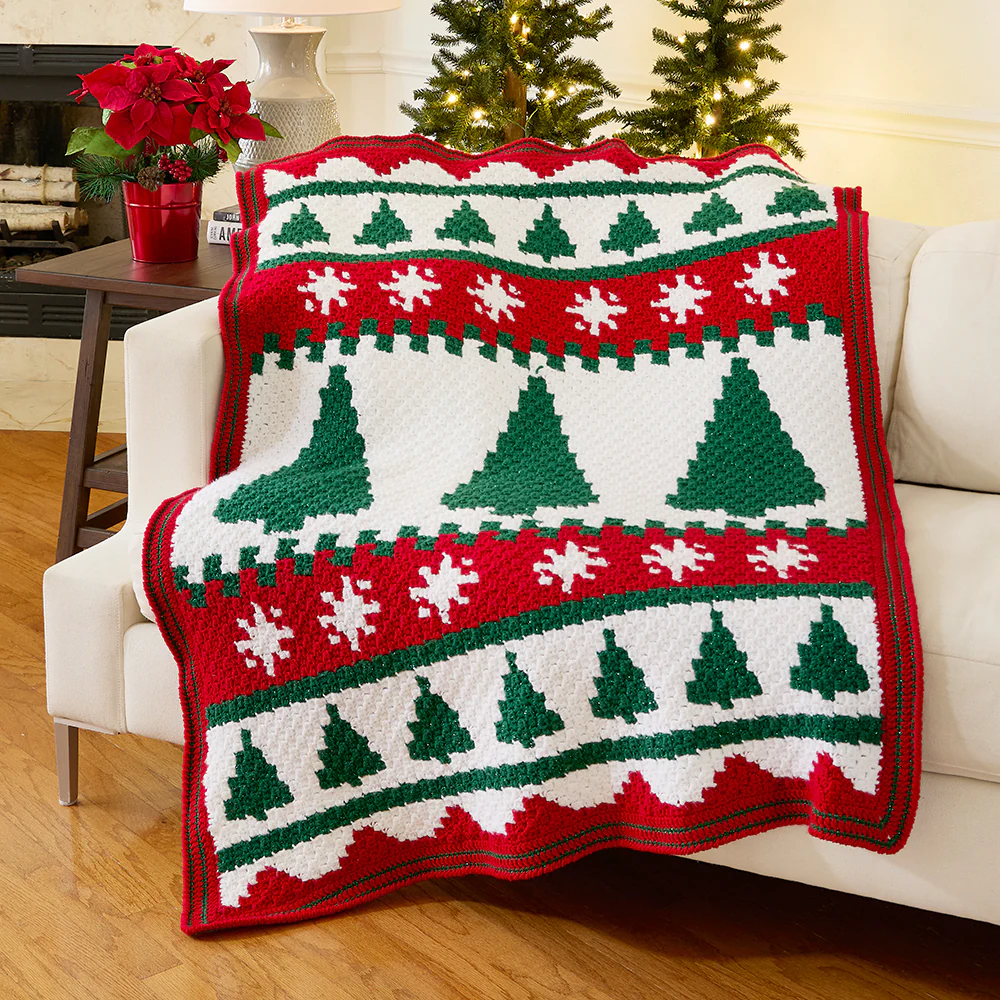 Yuletide Wishes Afghan - Image 2