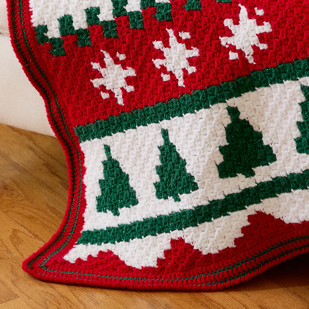 Yuletide Wishes Afghan - Image 3