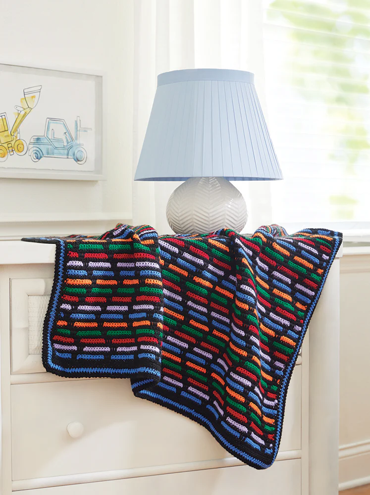 Pastel Zig Zag Baby Blanket - Image 2